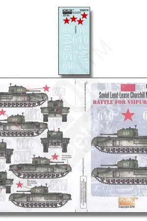 Populair Sovjet Lend-Lease Churchill Mk Ivs Decal