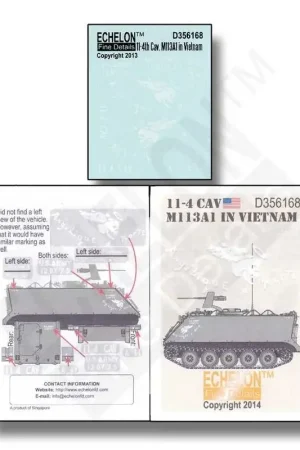 Actieprijs 11-6 Cav M113A1 in Vietnam Decal