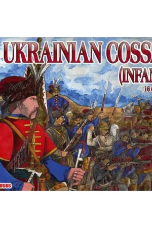 Korting Oekraïense kozakkeninfanterie.16 cent.Set 1 Figuren
