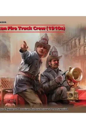 American Fire Truck Crew (1910s) (2 figuren) (100% nieuwe mallen) Actieprijs