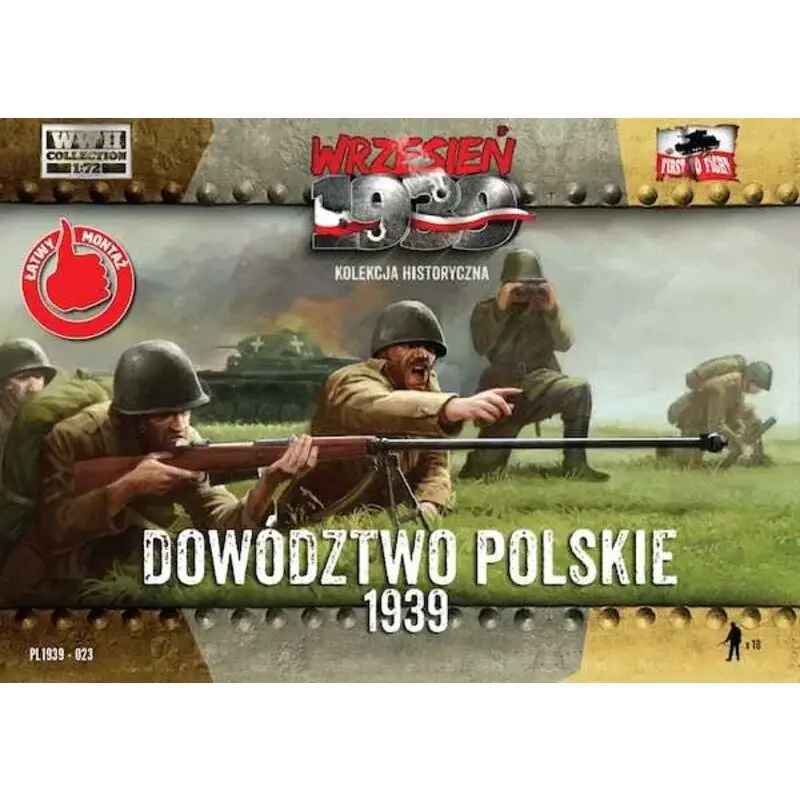 Koop Online Pools hoofdkwartier - Poolse infanterieofficieren figuurenset (WWII) Figuren