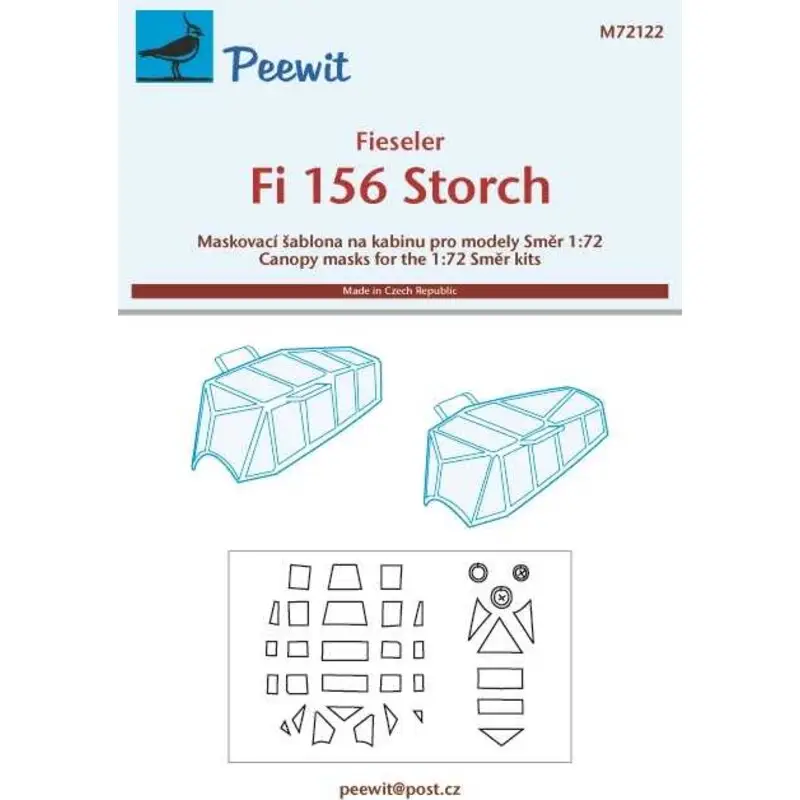 Fieseler Fi-156C 'Storch'-(designed to be used with Heller and Smer kits) Accessoire Hete Deal