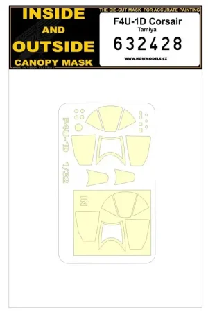 Vought F4U-1D Corsair masks (designed to be used with Tamiya kits) Accessoire Fabrieksprijs