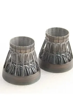 Gereduceerde Prijs McDonnell F-15C / F-15D / F-15E / F-15K Eagle P & W UITLAGEN NOZZLE SET (GESLOTEN) 2 X High Detailed Resin Parts (ontworpen om t