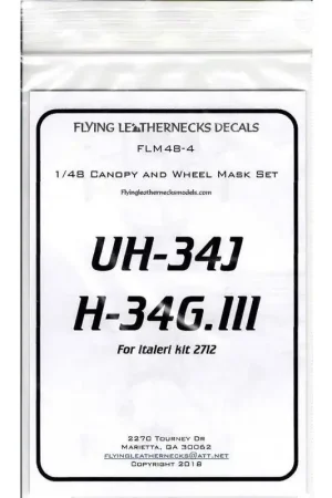 Sikorsky H-34G / UH-34J zeearm en wielmaskerset (ontworpen om te worden gebruikt met Italeri-sets) Gereduceerde Prijs