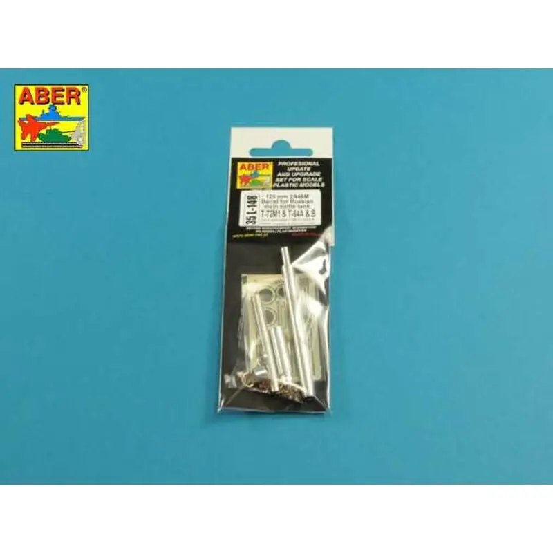 125mm 2A46M vat voor Sovjet tank T-72M1 & T-64A / B (ontworpen voor gebruik met Tamiya, Trumpeter en Zvezda kits) Op = Op