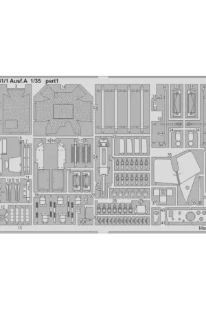Actieprijs Sd.Kfz.251 / 1 Ausf.A (ontworpen voor gebruik met ICM-sets) Accessoire