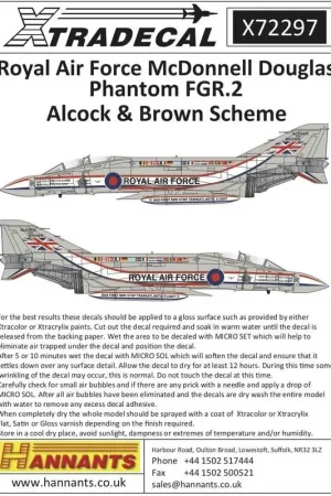 Koop Online Sticker McDonnell-Douglas FGR.2 Phantom Pt 8 in special markings to Commemorate the 60th Anniversary of the first Atlantic Cross