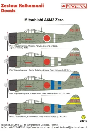 Veilige Betaling Sticker Mitsubishi A6M2 Zero Decal