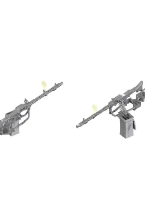 Koopje MG34 MACHINE PISTOOL met BEVESTIGING & BIPOD 7 X Hoog gedetailleerde harsonderdelen en klein fotogeëtst onderdeel