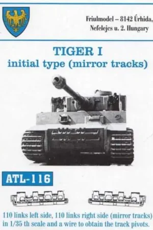 Hoge Kwaliteit Pz.Kpfw.VI Tiger I eerste type (spiegeltracks)