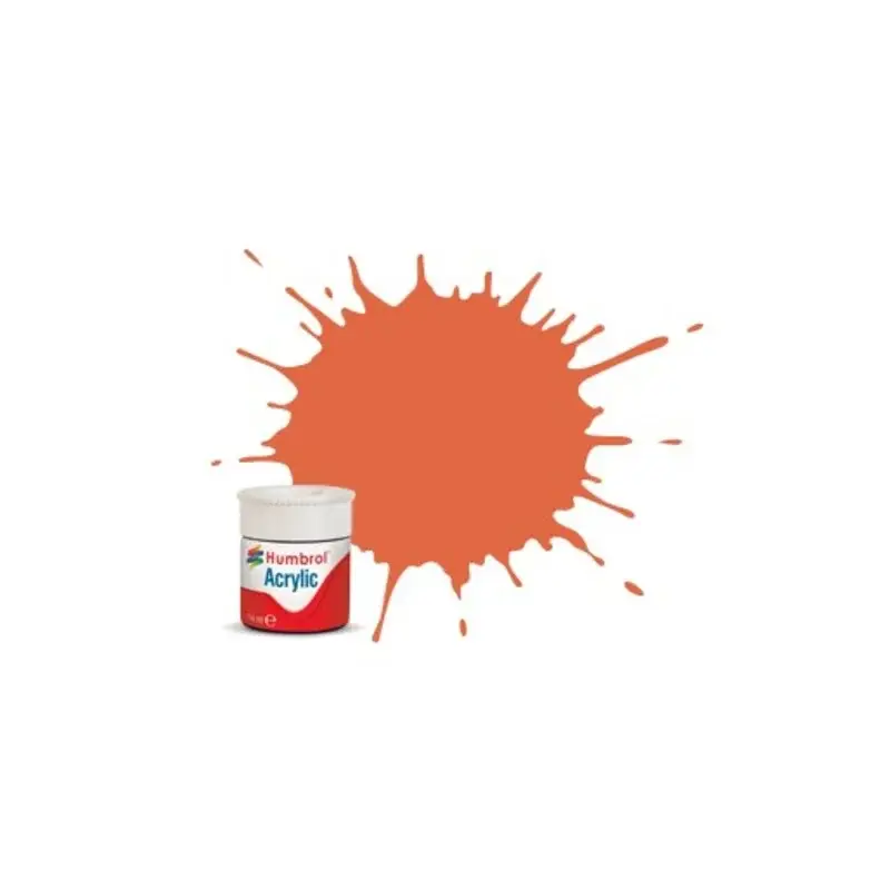 Veilige Betaling Orange filet br Acrylverf