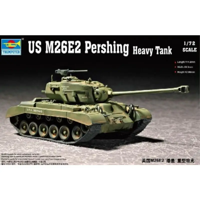 Superprijs Us m26e2 pershing Schaalmodel