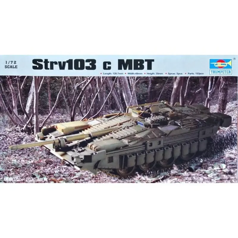 Hoge Kwaliteit Zweden strv.103c tank Schaalmodel