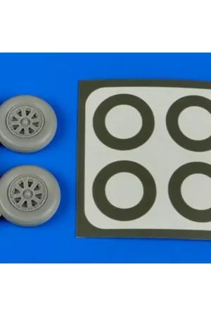 Vought F4U-5 Corsair wheels & paint masks (designed to be used with Hobby Boss kits) Accessoire Direct Beschikbaar