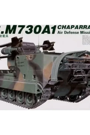 Koopje Re-issued! M730 A1 Air Defense Missile System Chaparral Schaalmodel