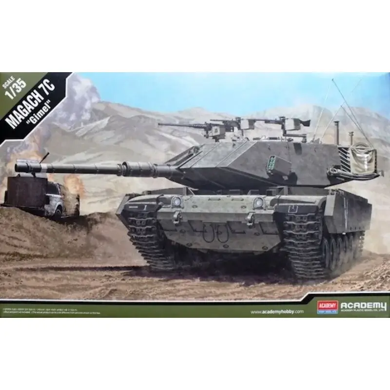 Flitsaanbieding Magach 7C Modernised Israeli Army tank (variant of M60)&bullet - New turret, large external storage basket, passive armour array