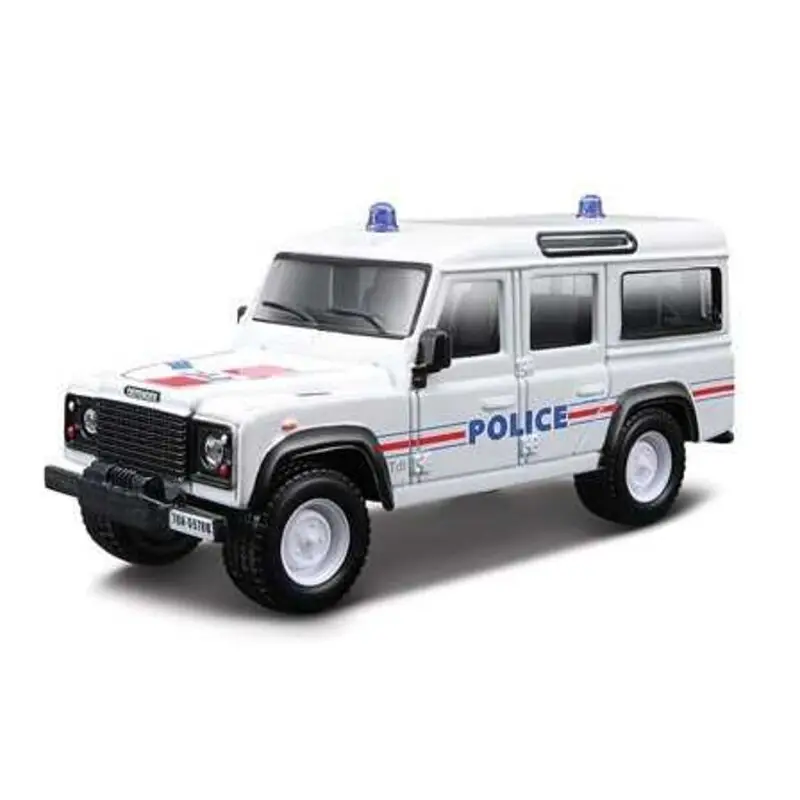 Beperkt Aanbod Land rover defender 110 police Miniatuur
