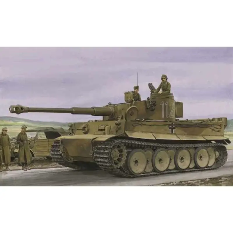 Goedkoop Tiger I Prod. Init. Tunisia 1942 Schaalmodel
