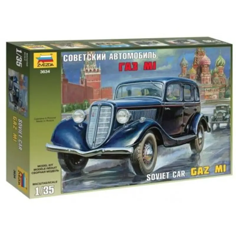 GAZ M1 Sovjet-Car Schaalmodel Hete Deal