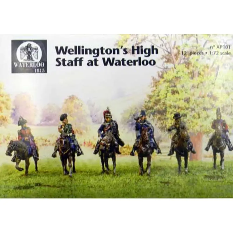 Wellington High personeel bij Waterloo.6 gemonteerd cijfers op 6 paard.Houd er rekening mee dat deze metalen niet van plastic. Beste Prijs