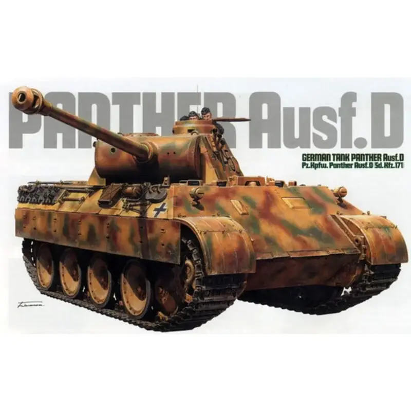 Aanbieding Pz.Kpfw.V Panther Ausf.D (Sd.Kfz.171) Schaalmodel