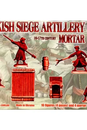 Laatste Kans Turkse Siege Artillerie.Vijzel, 16de eeuw Figuren
