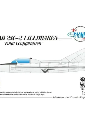 SAAB 210-2 LILLDRAKEN 'Final Configuration' All-resin kit van de Zweedse testen straalvliegtuigen in zijn late configuratie die Merkproduct