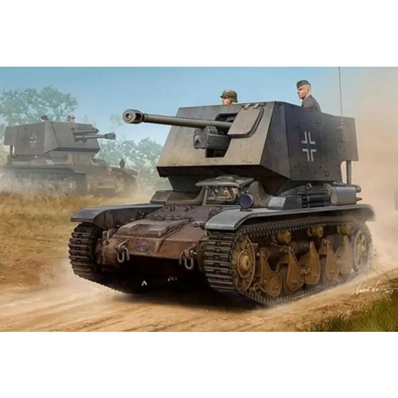 5cm Pak (t) Sfl.Auf FGST.Pz.Kpfw.35 R731 (f) Schaalmodel Populair