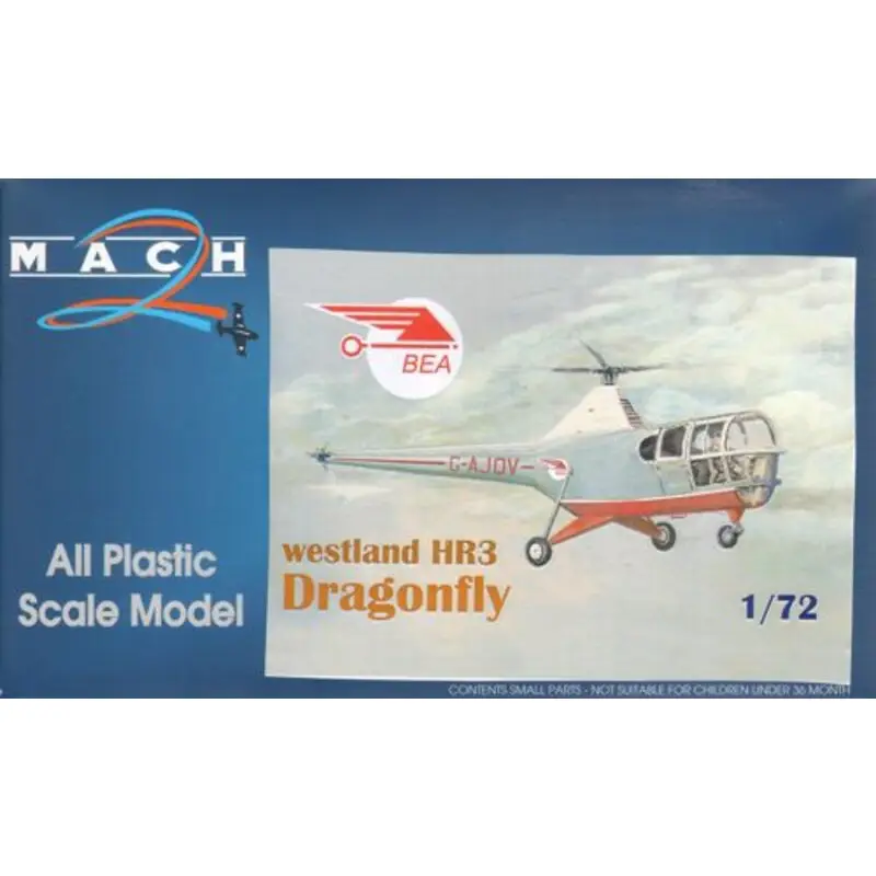 Lage Kosten Westland Dragonfly HR.3 BEA G-AJOV Schaalmodel