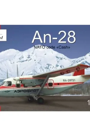 Alleen Vandaag Antonov An-28 NAVO-code 'Cash' Aeroflot 'rode' RA-28721 Schaalmodel