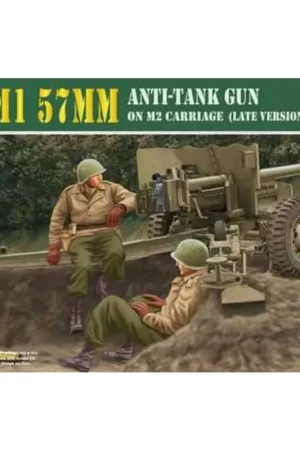 Shop Nu USM1 57mm anti-tank kanon op M2 vervoer (Late Version) Schaalmodel