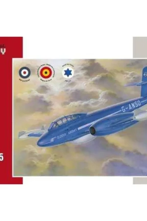 Merkproduct Gloster Meteor T Mk 7.5 1 / 72Gloster T Mk.7 trainer vliegtuigen (verkrijgbaar onder no.72548) was één van de meest voorkomende