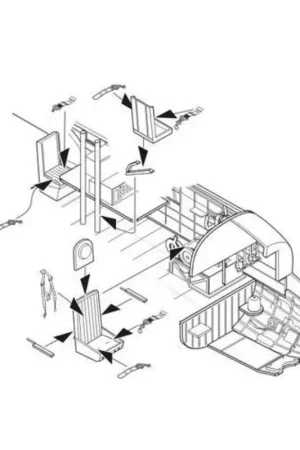 Dagaanbieding Avro Lancaster BI / Mk.II / Mk.III - stoelen (ontworpen om gebruikt te worden met Airfix en Hasegawa kits) [BI (FE) /B.III B.II