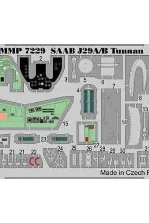 Saab 29A / 29B Tunnan detail (ontworpen om gebruikt te worden met Tarangus kits) Accessoire Aanbieding