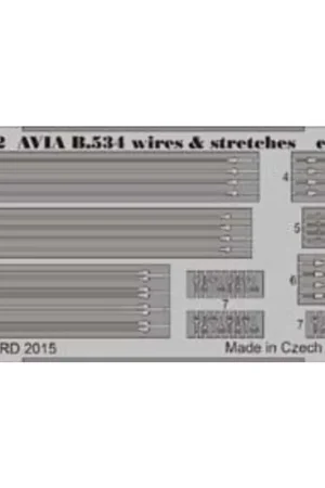 Avia B-534 draden & stretchers (ontworpen om gebruikt te worden met Eduard kits) VOOR april 2015 RELEASE! Favoriet