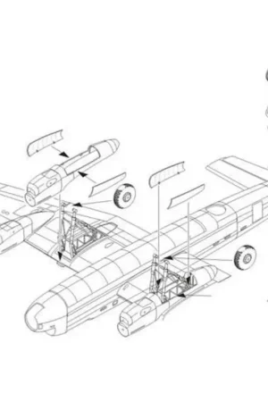 Avro Lancaster BI / III - onderwagen set voor (ontworpen om gebruikt te worden met Airfix kits) Set bestaat uit zeer gedetaillee Hete Deal