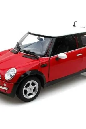 Laatste Kans 2001 mini cooper rood Miniatuur