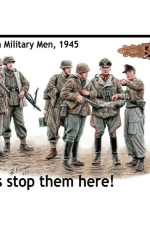 Bestel Nu 1/35 Let's Stop Them Here! WWII German Military Men 1945 (6) Schaalmodel