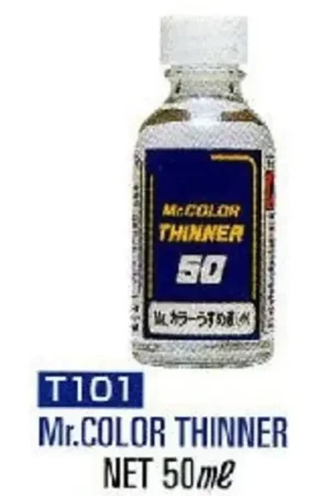 Thinner 50ml Glass Bottles (12/Bx) Direct Verzonden