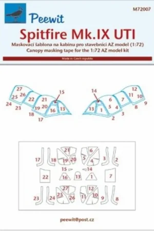 Aanbieding Supermarine Spitfire Mk.IX UTI (designed To Be Farming with AZ Models kits) Accessoire