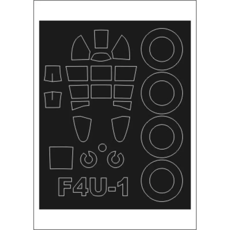 Vought F4U-1 Corsair (exterior) (designed To Be Farming with Tamiya kits) Accessoire Direct Beschikbaar