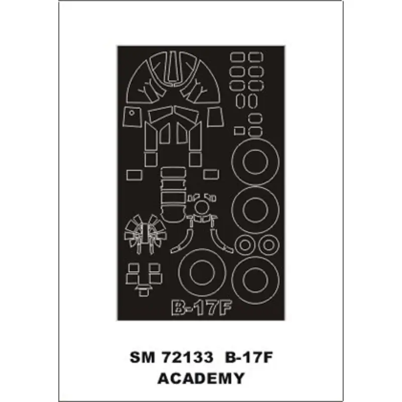 Weekendaanbieding Boeing B-17F (exterior) (designed To Be Farming with Academy kits) Accessoire