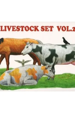Livestock Set Volume 2 (contains a horse, 2 cows and 2 pigeons) Koop Vandaag
