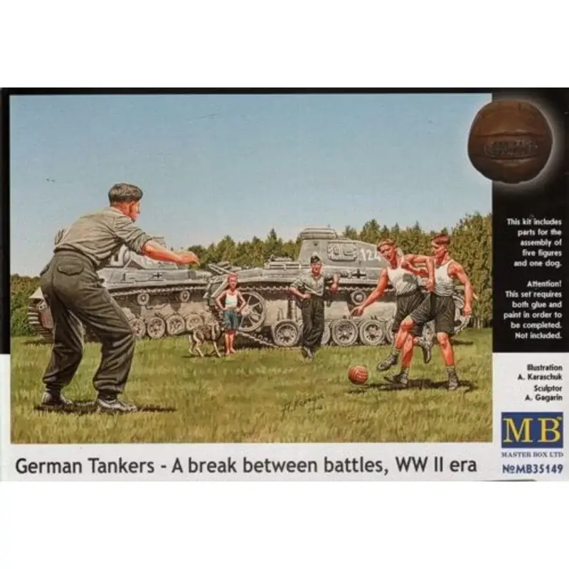 German Tankers - A Break between battles Figuren Gecertificeerd