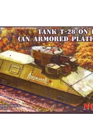T-28 on rails (an armored platform) Schaalmodel Nu Kopen