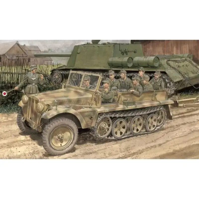 Sd.Kfz.10 Ausf.B Schaalmodel Laatste Versie