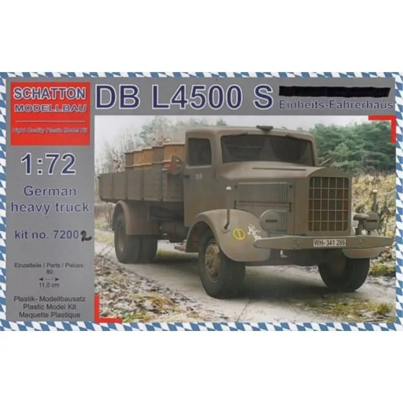 Alleen Vandaag Mercedes DB L-4500 S late version with Holz wooden Einheitsführerhaus Schaalmodel