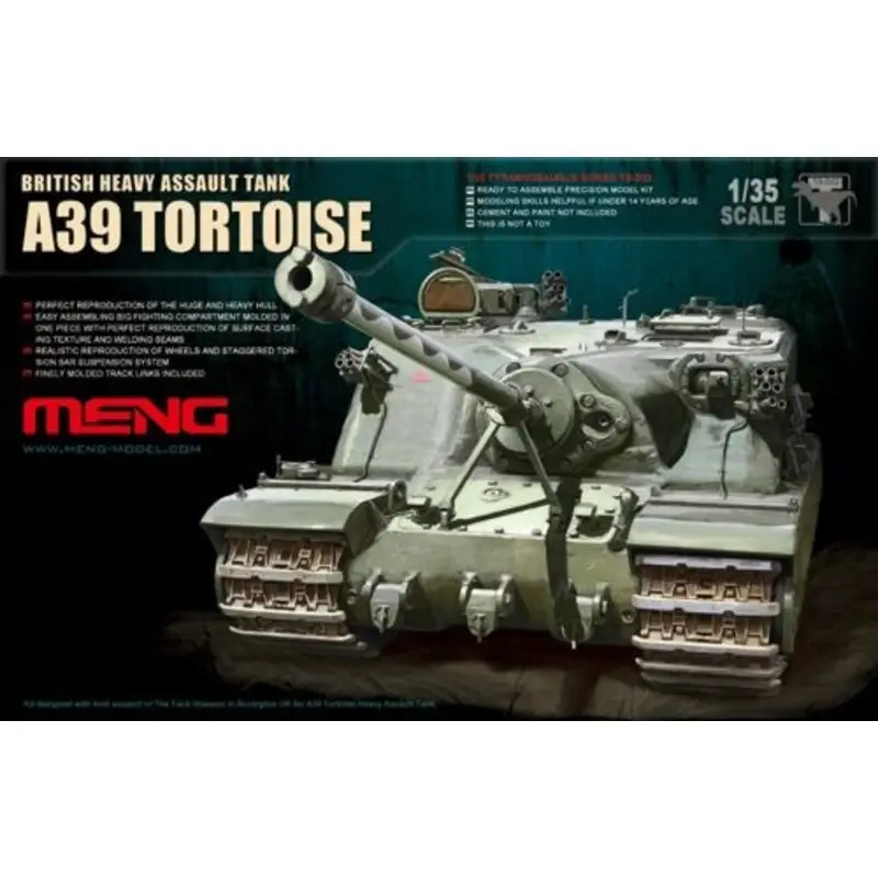 British Heavy Assault Tank A39 Tortoise Schaalmodel Koopje