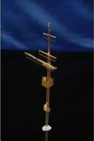 Favoriet Bismarck 1941 Bismark mast detail-up set (designed to be used with Trumpeter kits) This is lathed machined full brass metal Mast